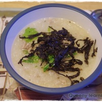 Cháo thịt bằm rong biển - Seaweed & Mince Pork Porridge