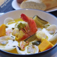 Cà ri hải sản - Seafood Curry Vietnamese style