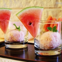 Kem dưa hấu sữa chua - Watermelon Yogurt Ice-cream